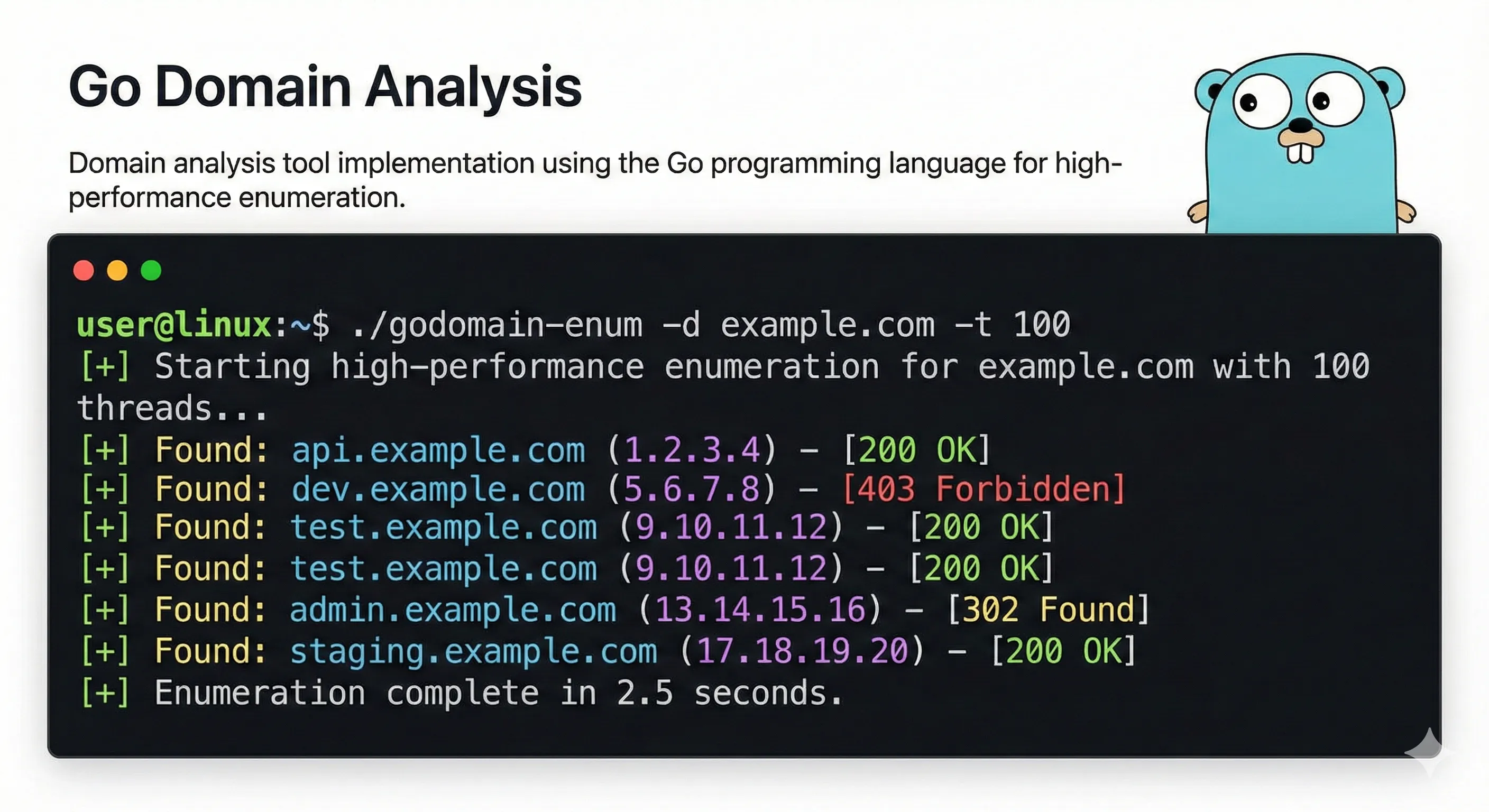 Go Domain Analysis preview